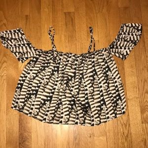 Arden b silky crop top